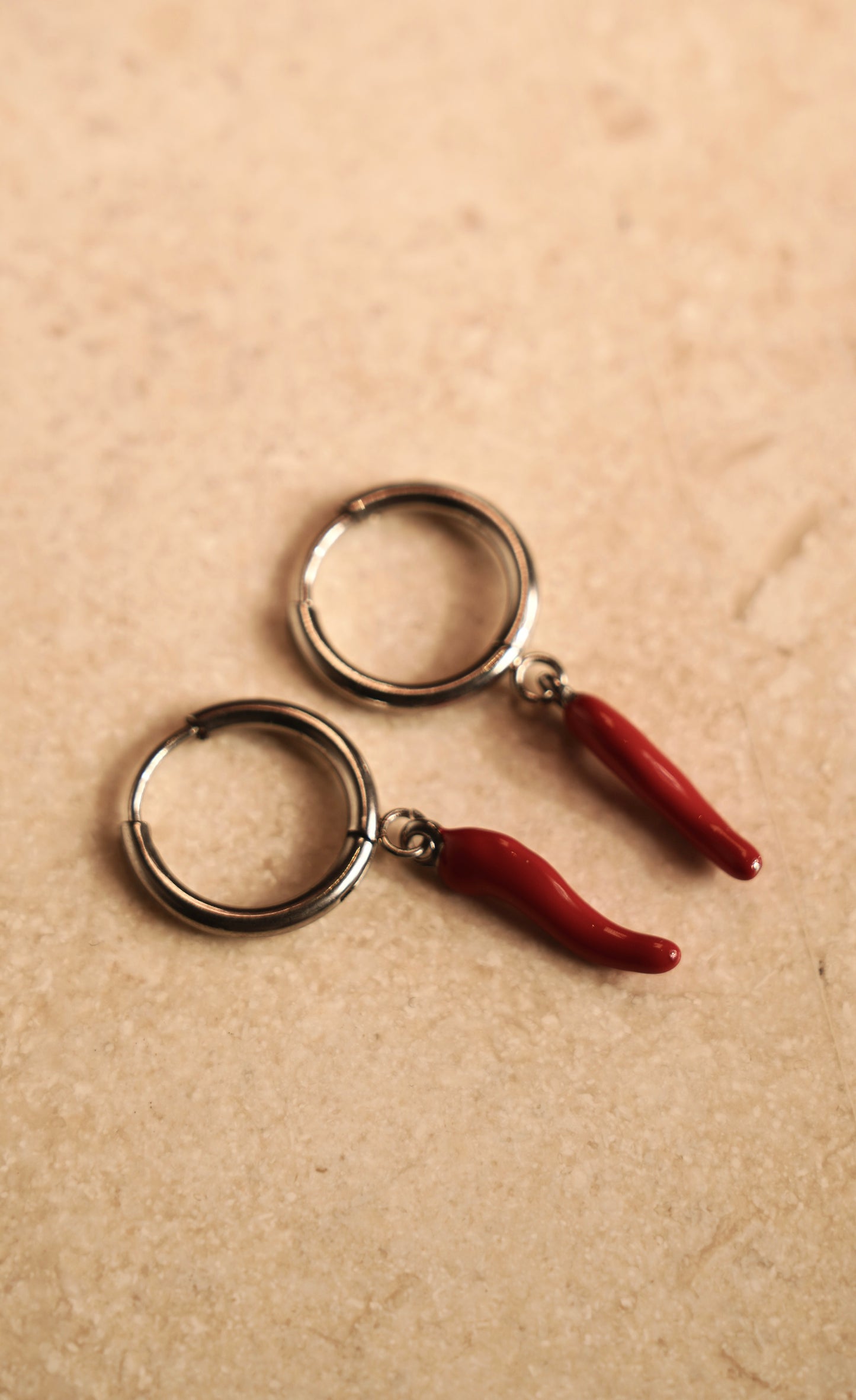 Cornicello Earrings I Silver