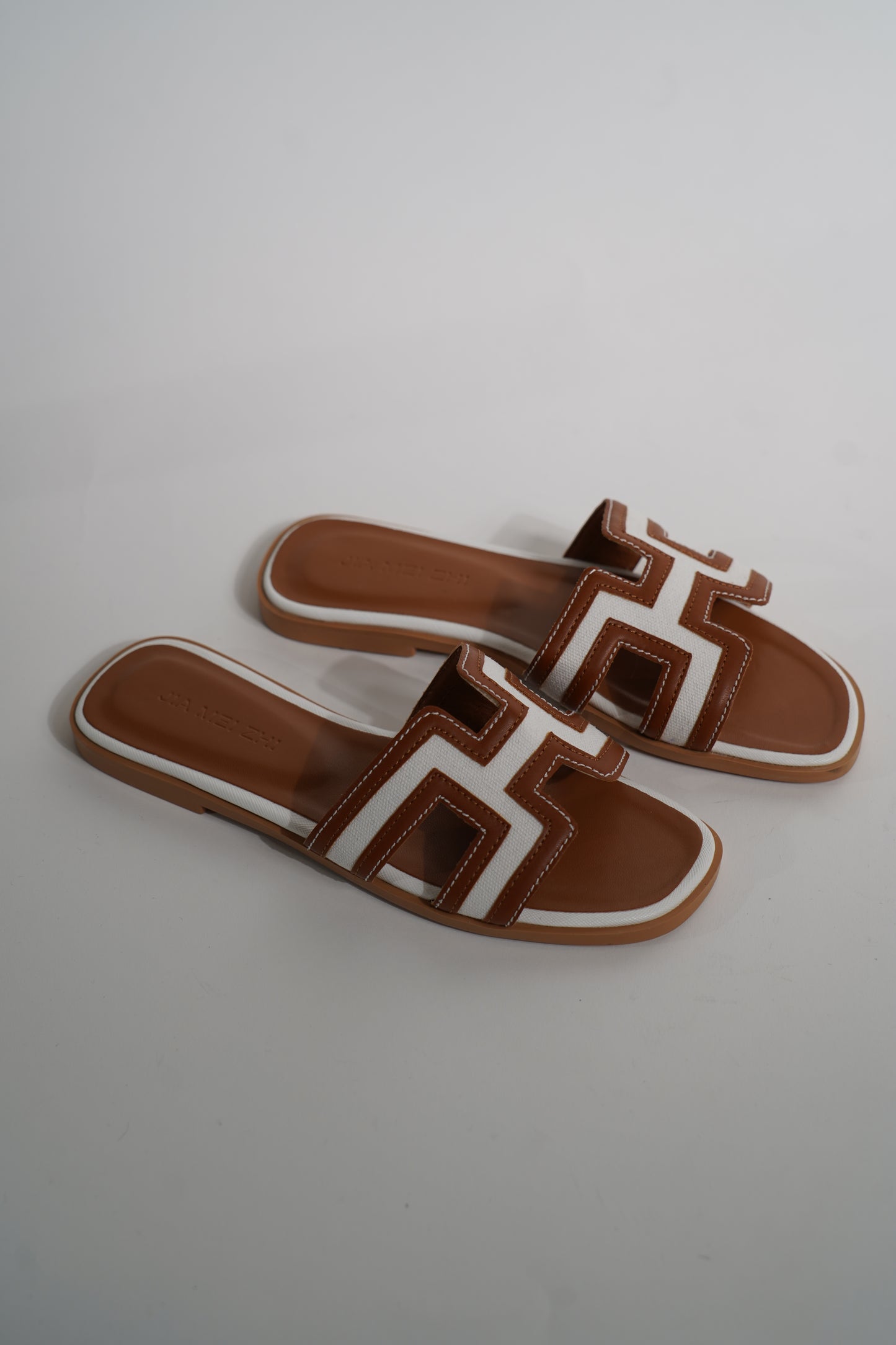 Brown & White Slides