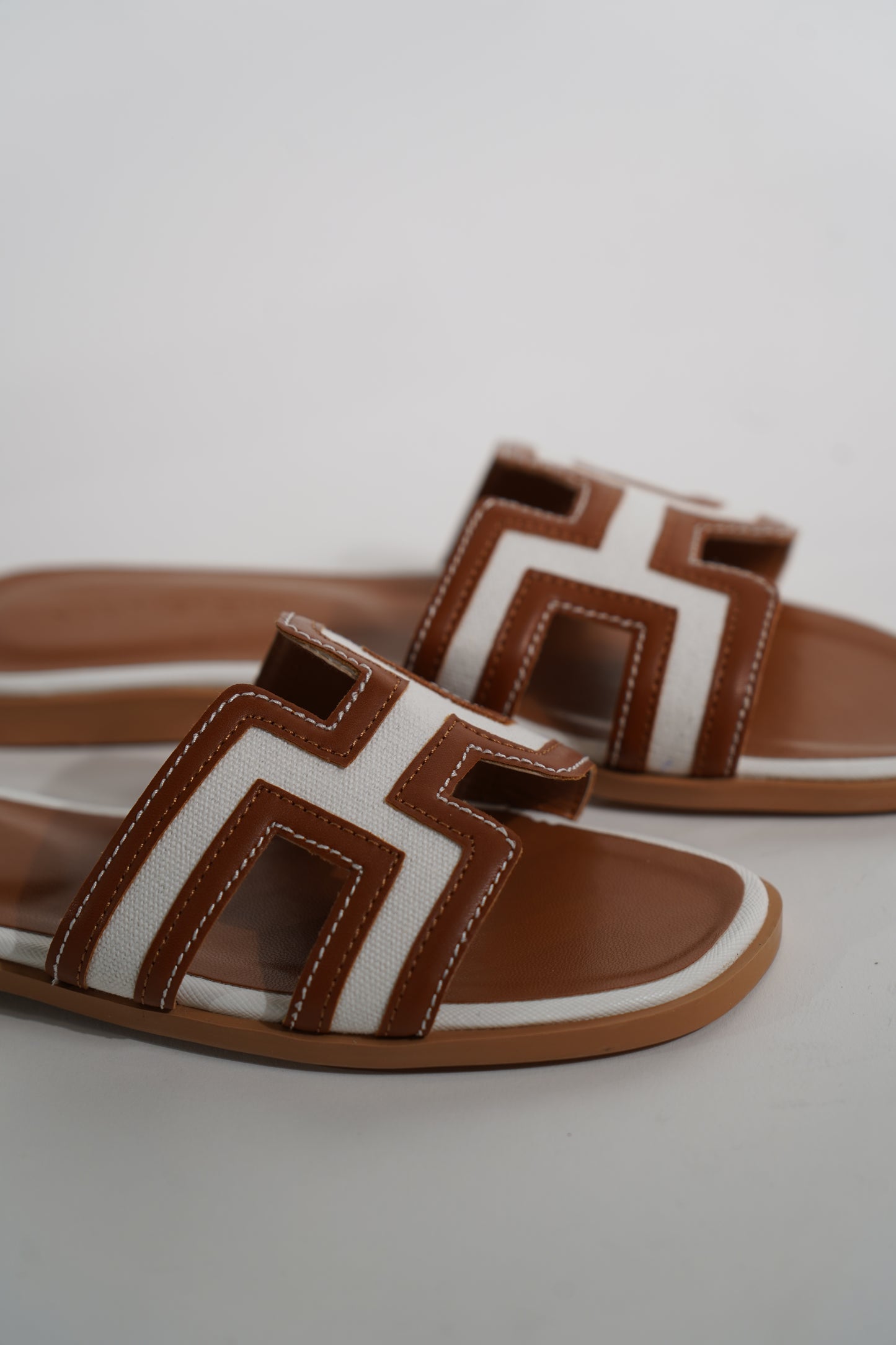 Brown & White Slides