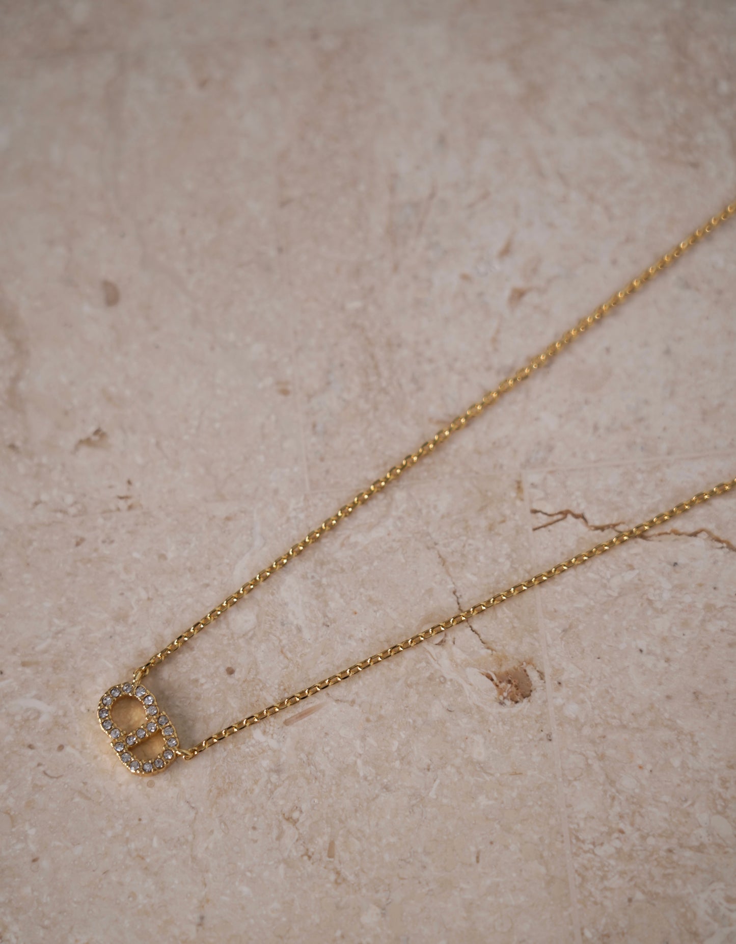 Plain Initial Necklace