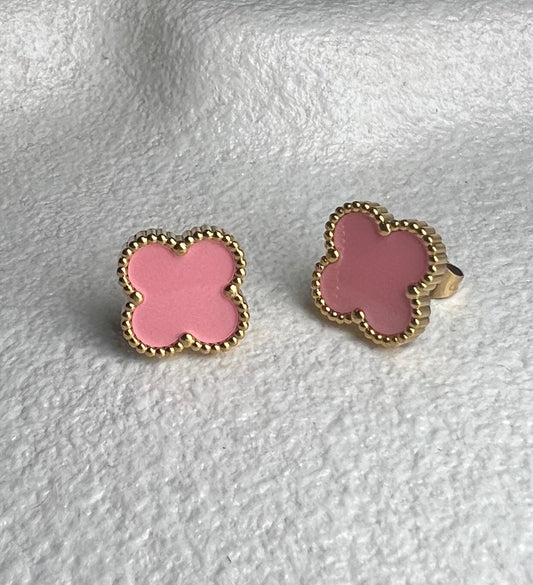 Clover Earring I Pink
