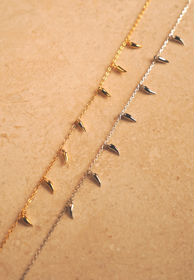 Gold Cornicello Choker